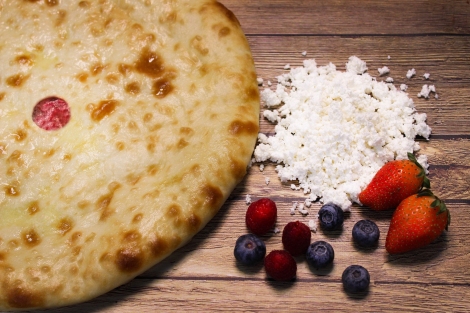 Пирог с  черникой